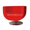 Roter moderner Jeffrey Bernett Tulip Armchair